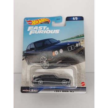 Hot Wheels 1:64 Fast Furious Premium - BMW M5 1991 black